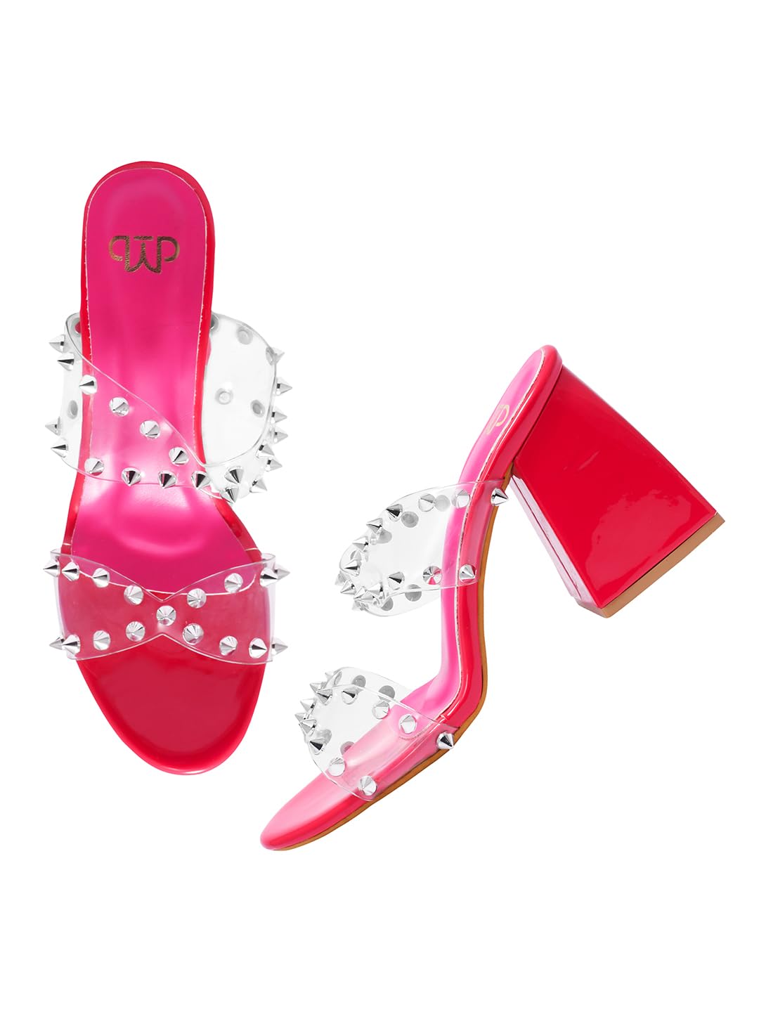 Stylish Attractive Voguish Ethnic 4 Inch Comfortable Fahsion Party Heels Stylish Block Heels For Women's & Girl's-image-22
