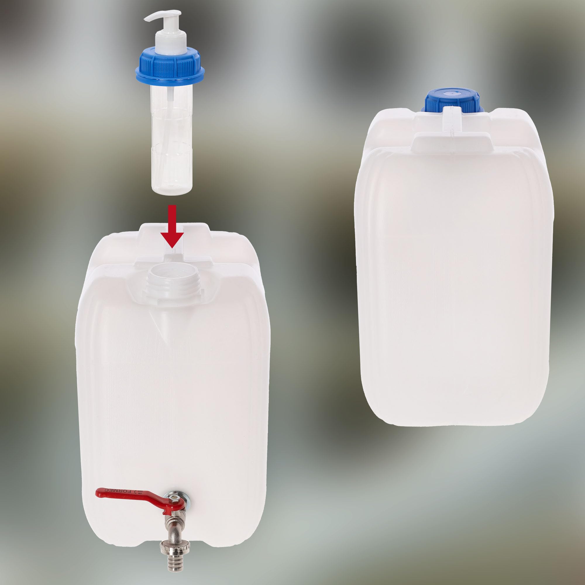 Serbatoio Acqua 10 Litri KOTARBAU Con Rubinetto - Tanica Per Campeggio E Casa, Bianco - Foto 5