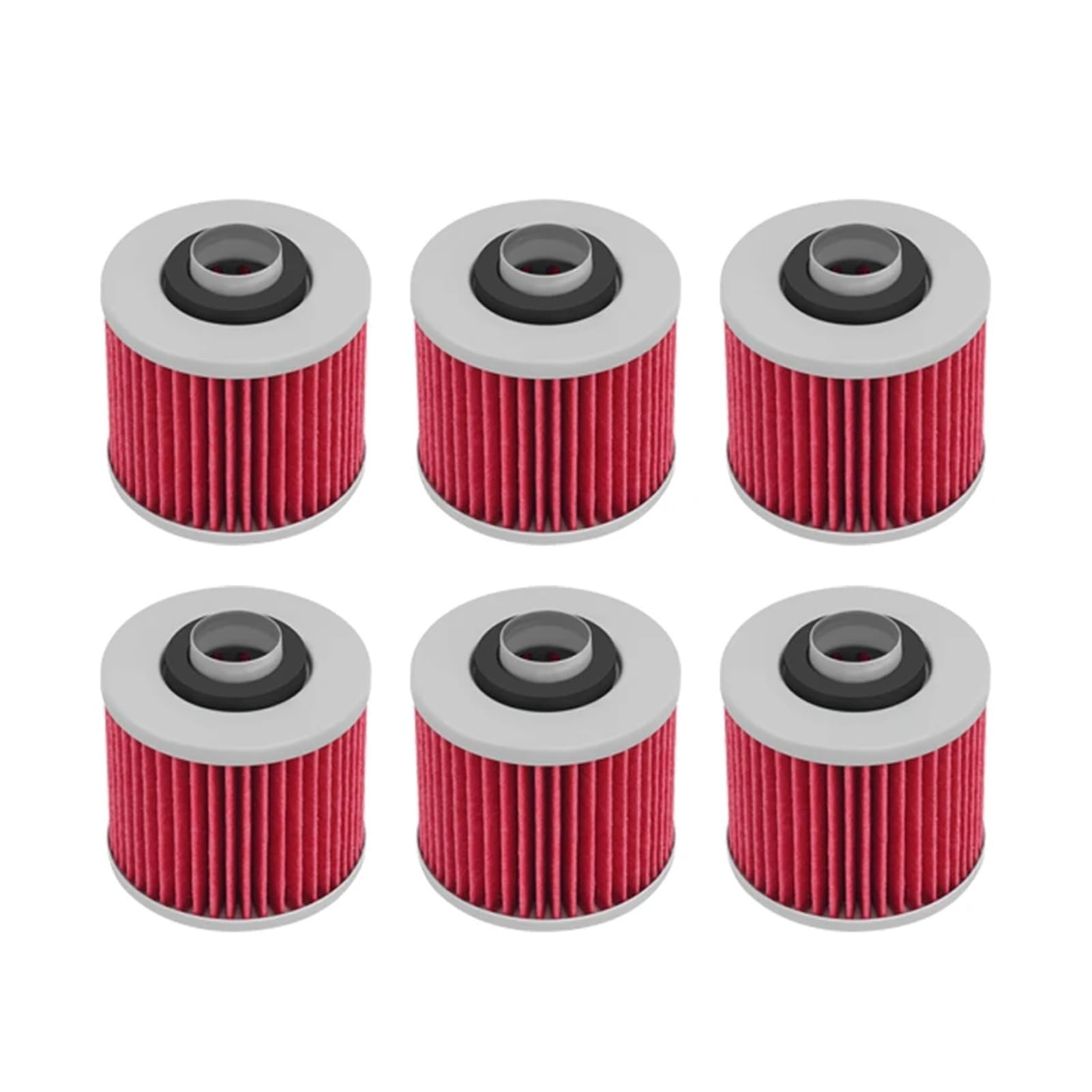 Filtri olio for motociclette for Yamaha TRX850 SR250 SR400 SR500 SRX600 YFM600 Grizzly YFM700 YFM700R Raptor SE XC180(6 Pcs)