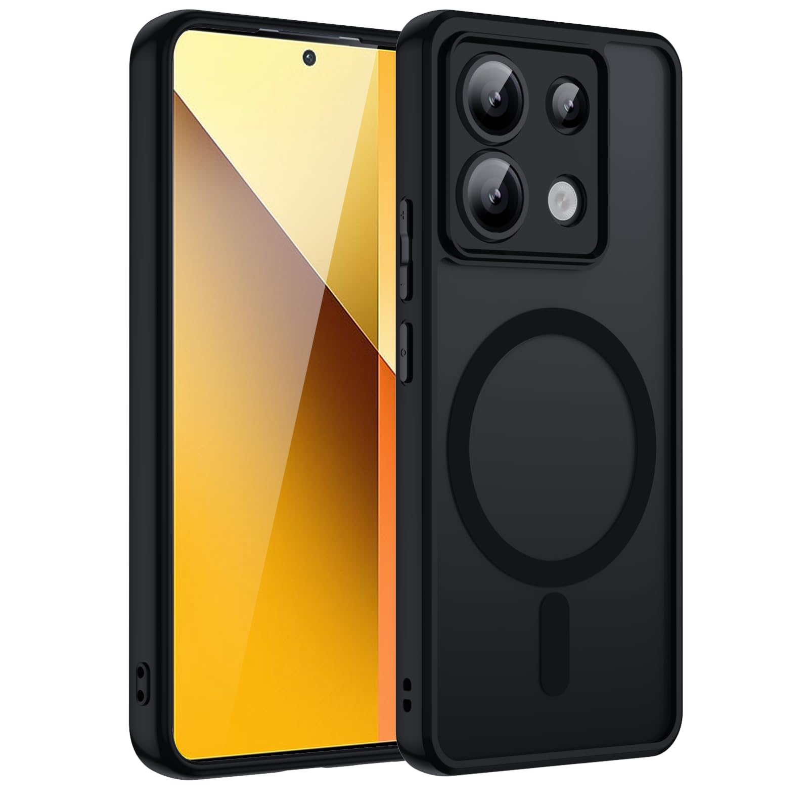 Rostsant Custodia Per Xiaomi Redmi Note 13 Pro 5G - Cover In Pelle PU, Portafoglio Magnetica Con Supporto, Custodia A Libro - Panda Nero - Foto 4