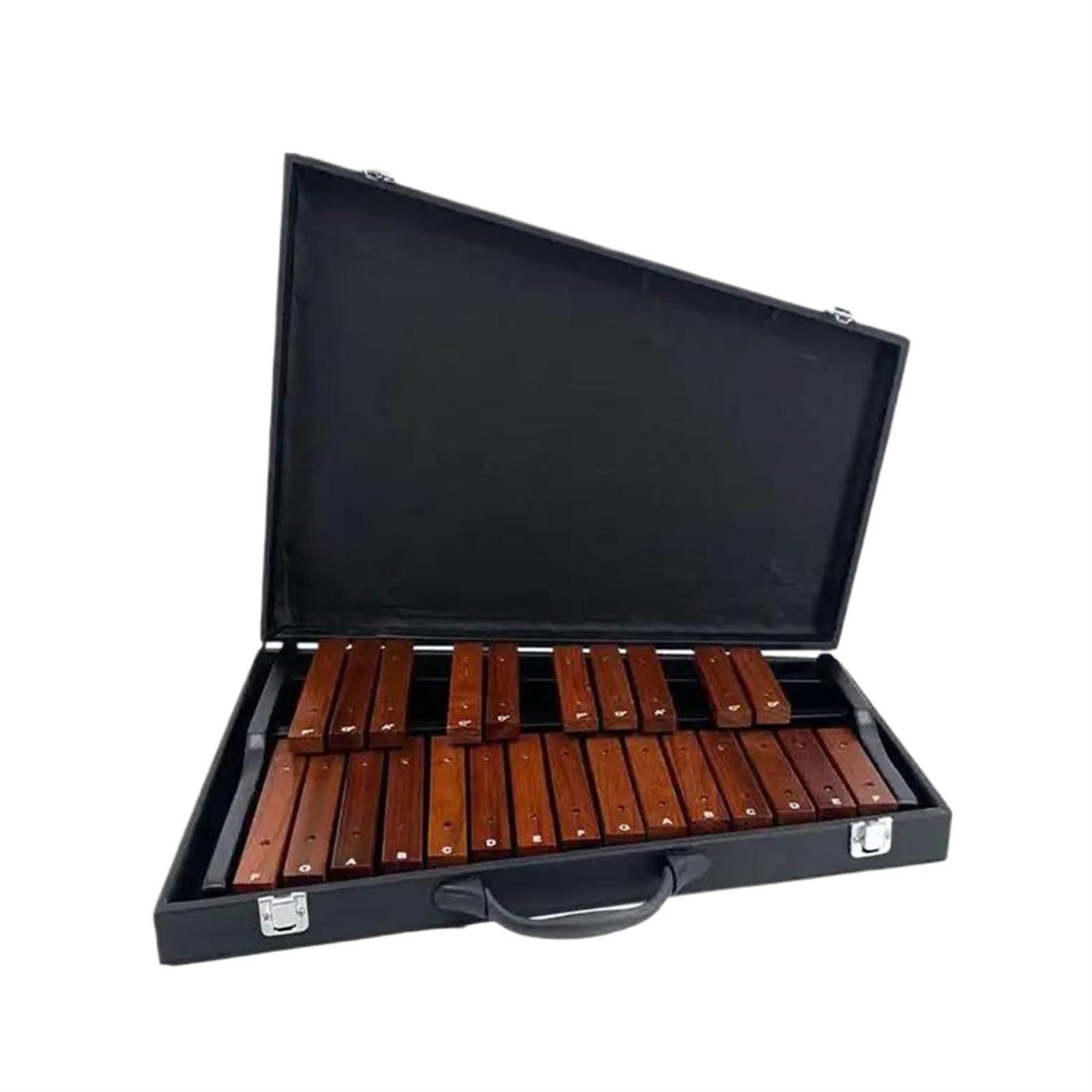Xylophon-Instrument Für Erwachsene Anfängerinstrument 25-Noten-Xylophon Aus Holz Für Musikunterricht Live-Konzert(D case)