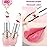 BINGBRUSH 2Pcs Color Changing Lipstick,Pink Crystal Flower Jelly PH Mood Long Lasting Labiales Lip Care Moisturizer Lip Balm Korean Magic Lip Gloss Makeup Lipstick Set for Women