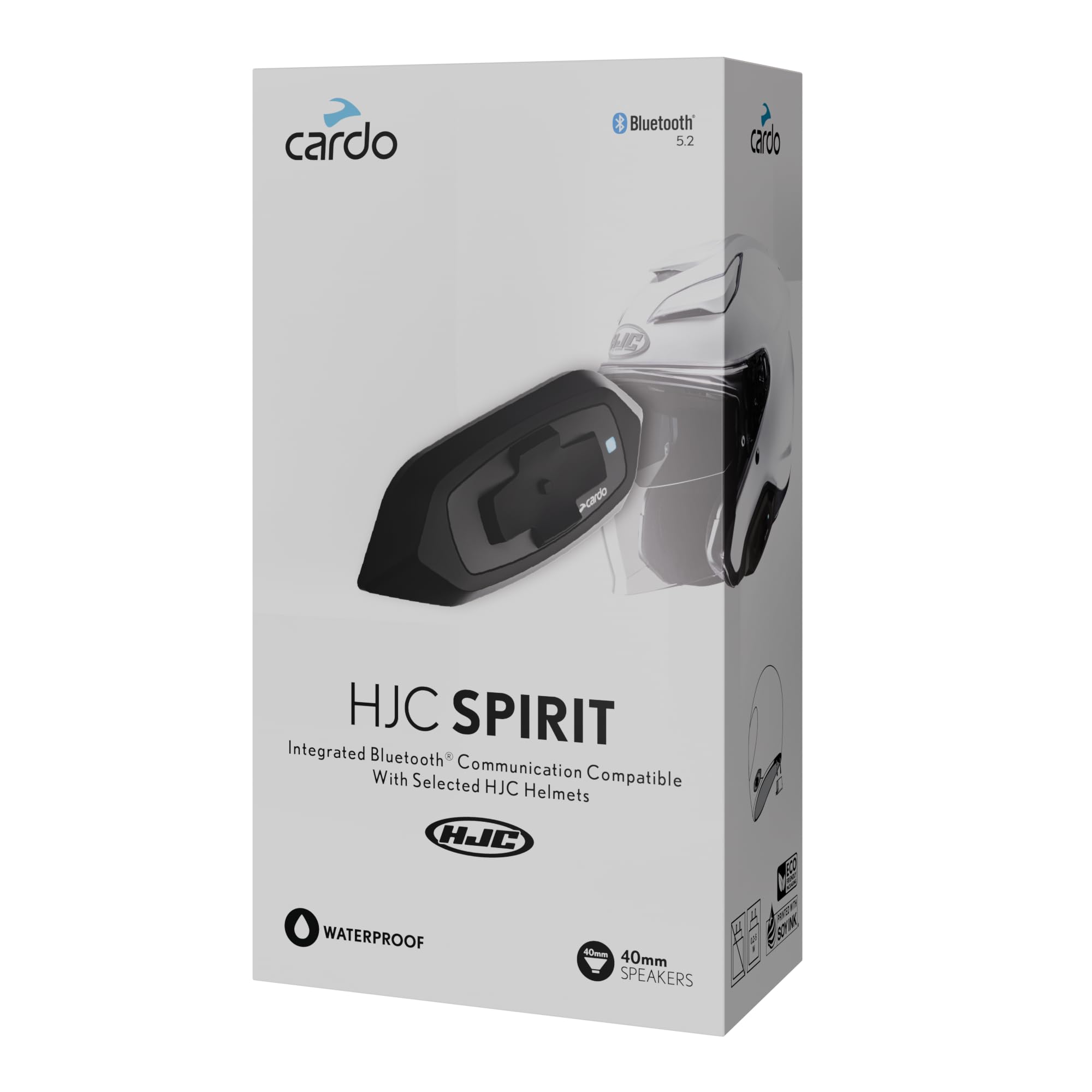 Cardo HJC-​SPIRIT - Una soluzione semplice e resistente, sulle funzionalità essenziali e sull'affidabilità quotidiana. Caschi HJC: RPHA (31, 60, 71, 71c, 91, 91c), i (71, 91), f (31, 71, 71c)