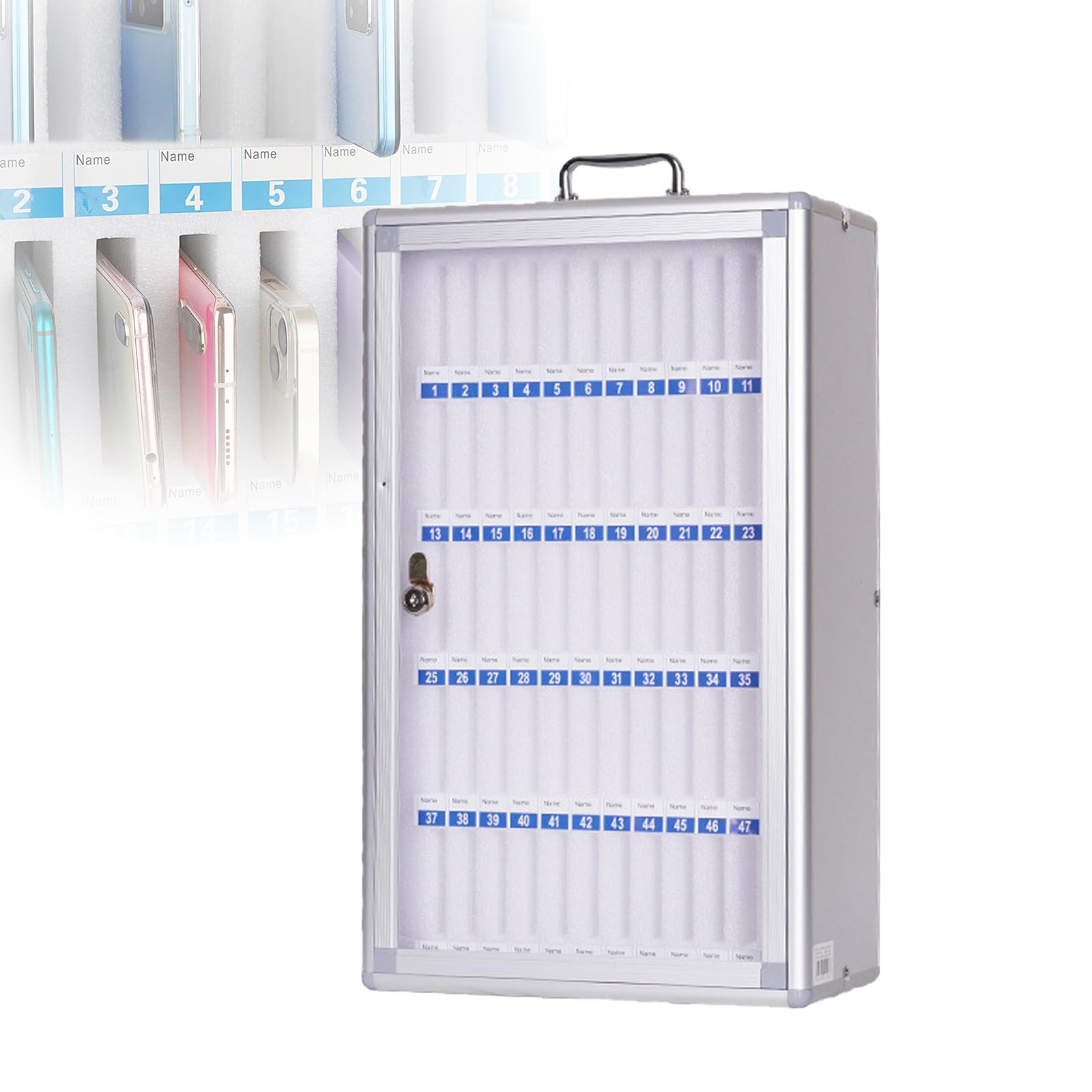 Evita pérdidas con la caja de almacenamiento con cerradura para teléfono para uso en la oficina