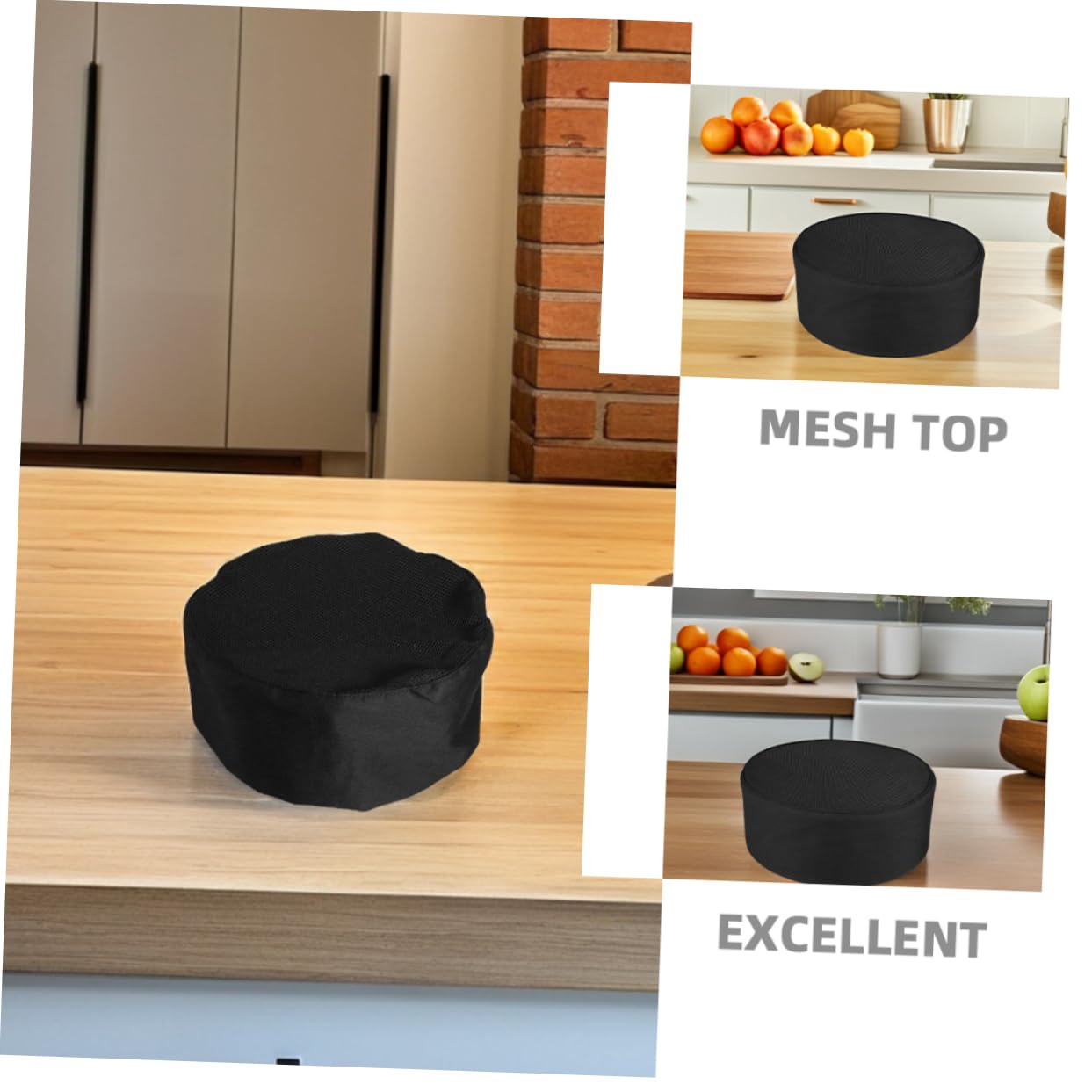iplusmile 6piezas Gorros De Chef Unisex para Sushi Ajustables De Malla Transpirable para Cocina Trabajo Gorro De