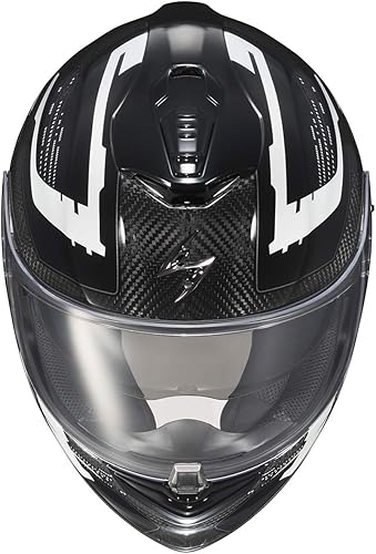 Miniatura 2 de ScorpionEXO ST1400 - Casco integral de motocicleta de fibra de carbono para deporte y calle, con sistema Airfit, bolsillos para altavoces con