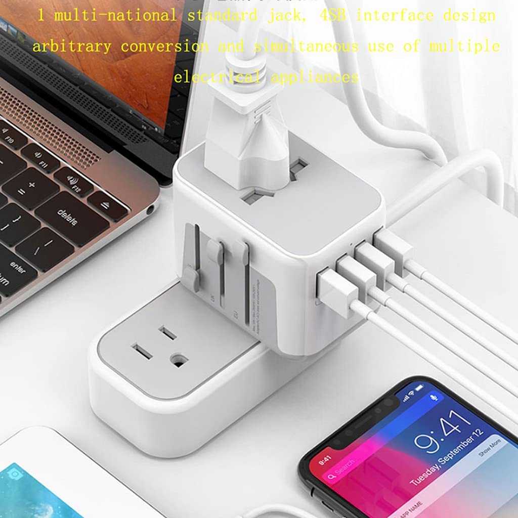 Gniazdo międzynarodowe przetwornice International Plug Converter, Universal International Travel Power Adapter, Adapter europejski, na całym świecie AC. Adaptery wylotowe adapter wtyczki zasilania