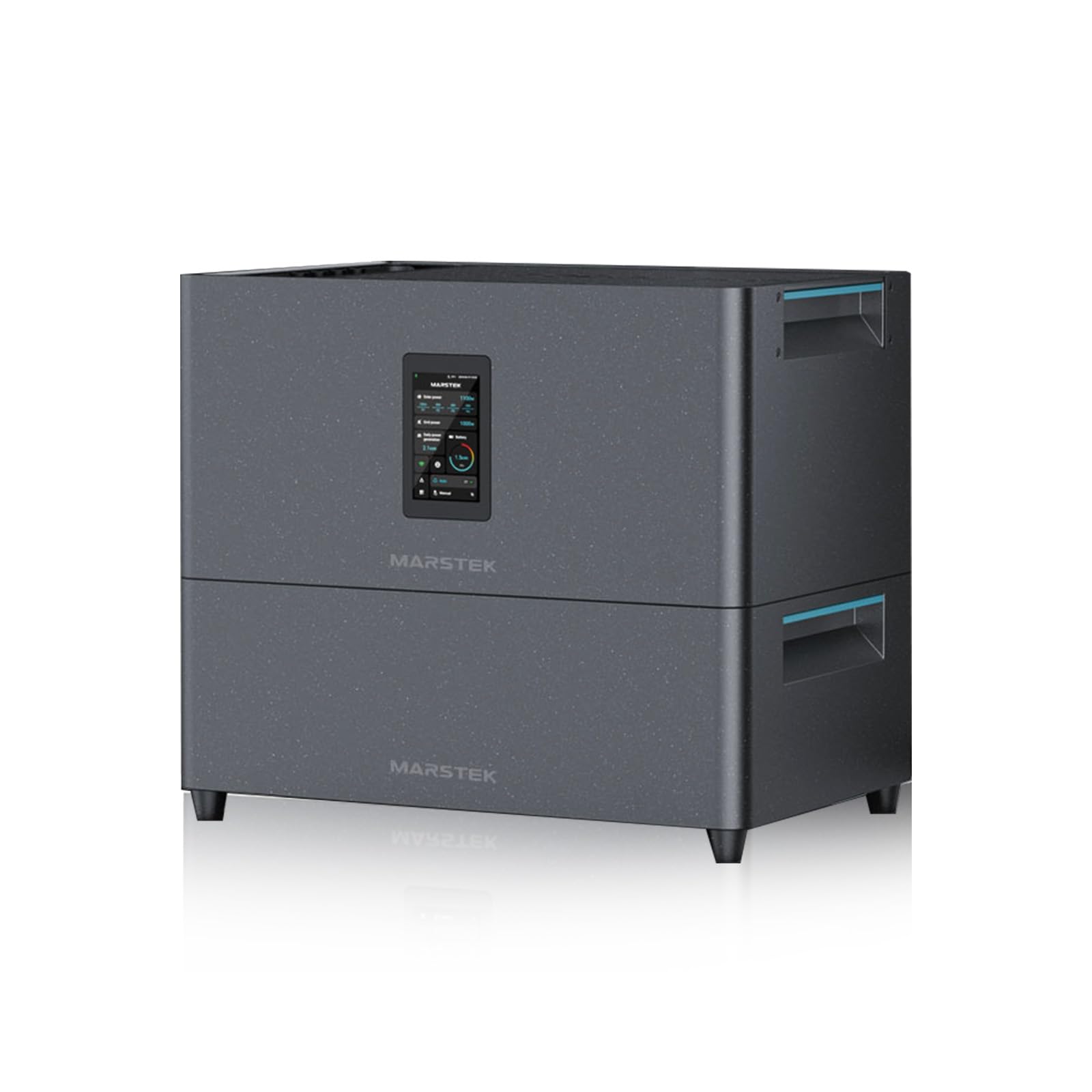 ECO-WORTHY 5,12kWh Balkonkraftwerk mit Speicher Marstek Jupiter C+ Energiespeicher 2400W PV Eingang (4 MPPT) 800W Einspeisung Plug & Play für Dach Haus Balkon Garten