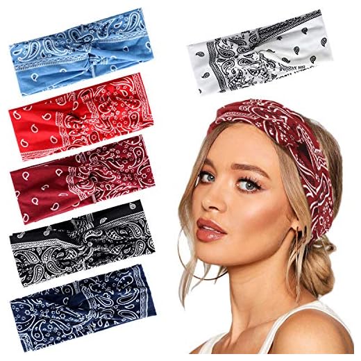 Joinfun diademas mujer turbantes para mujer accesorios cinta pelo bandas para el pelo mujer (D)