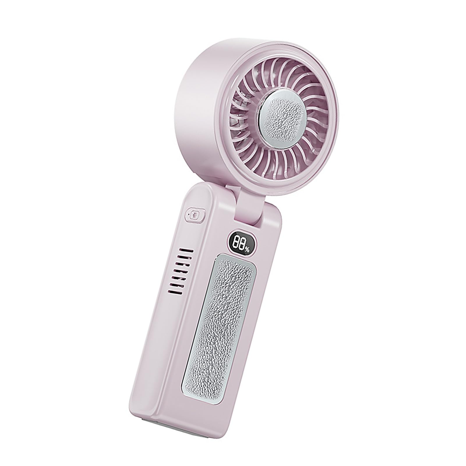 FROMCEO USB Operated Hand Fan with Adjustable Speeds and Rechargeable 3600mAh Battery Texture for Hot Weather Outdoor Portable Fan
