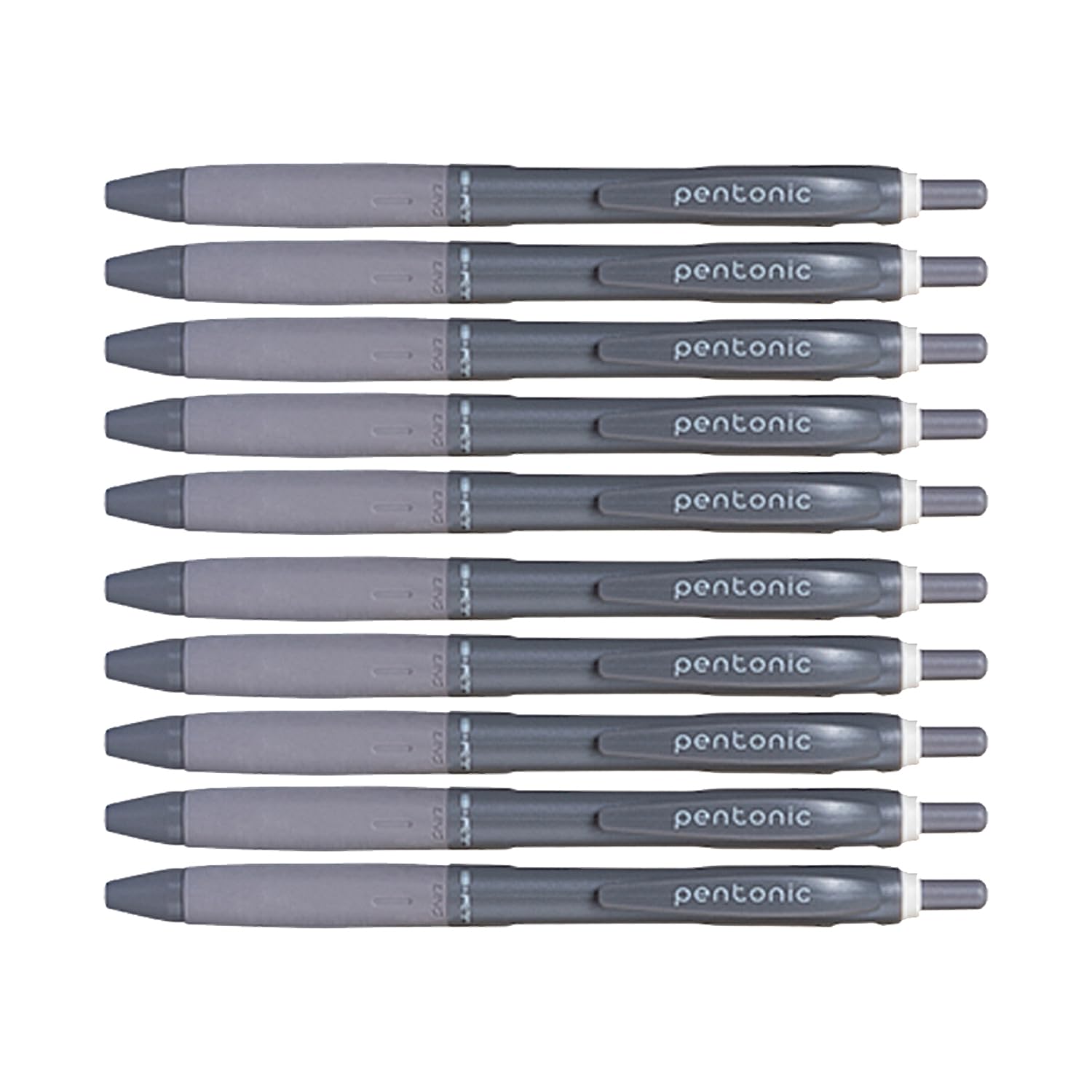 Pentonic LINC B-RT Shades Pen/Ballpoint 0,7 mm/Line thickness 0,3 mm/Retractable/Rollerball pens/Smooth writing/Black/School/Office supply/For journaling, note taking/10 pieces
