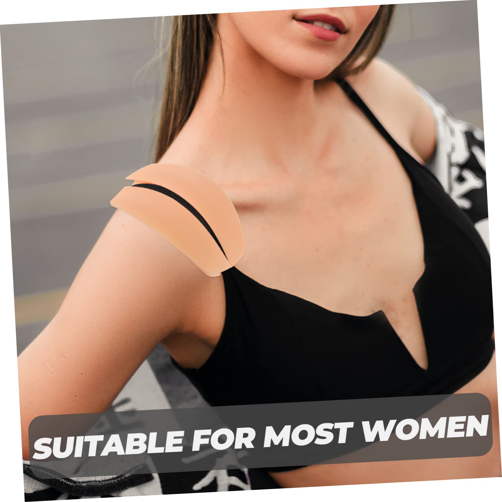 12pares Cojines De Silicona Antideslizantes Para Sujetadores Almohadillas De Hombro Reutilizables De Comodidad y Fijación Efectiva Para Mujeres Para Sujetadores De Gran Copa y Uso