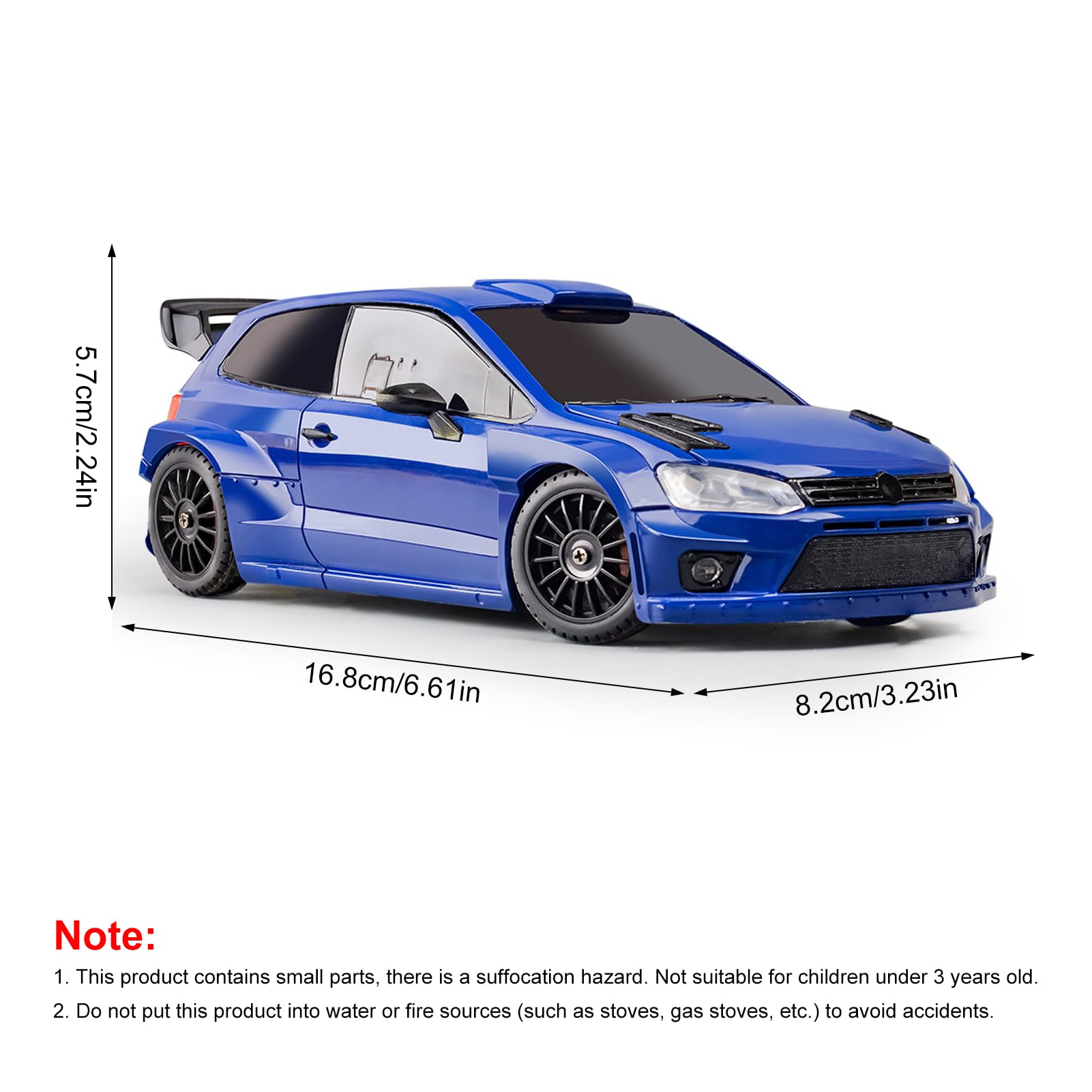 Zdalnie sterowany samochód, 1/28 2,4 GHz RC Auto Drift Car 4WD z diodami LED, opony samochodowe Drift, RC Drift Car jako prezent urodzinowy dla dzieci i chłopców