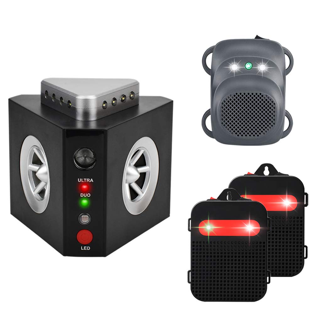 Buy Angveirt Plug in 4in1 Ultrasonic Rodent Repellent, Battery