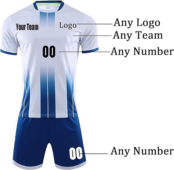 Custom Soccer Jersey Sports Team Training Soccer Uniforms Personalized Name Number Logo Soccer Jerseys