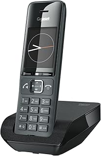 Gigaset FAMILY Plus - cordless DECT phone - elegant design - brilliant audio quality even when speaking hands-free - comfortable call protection - phonebook with 200 contacts, titanium black