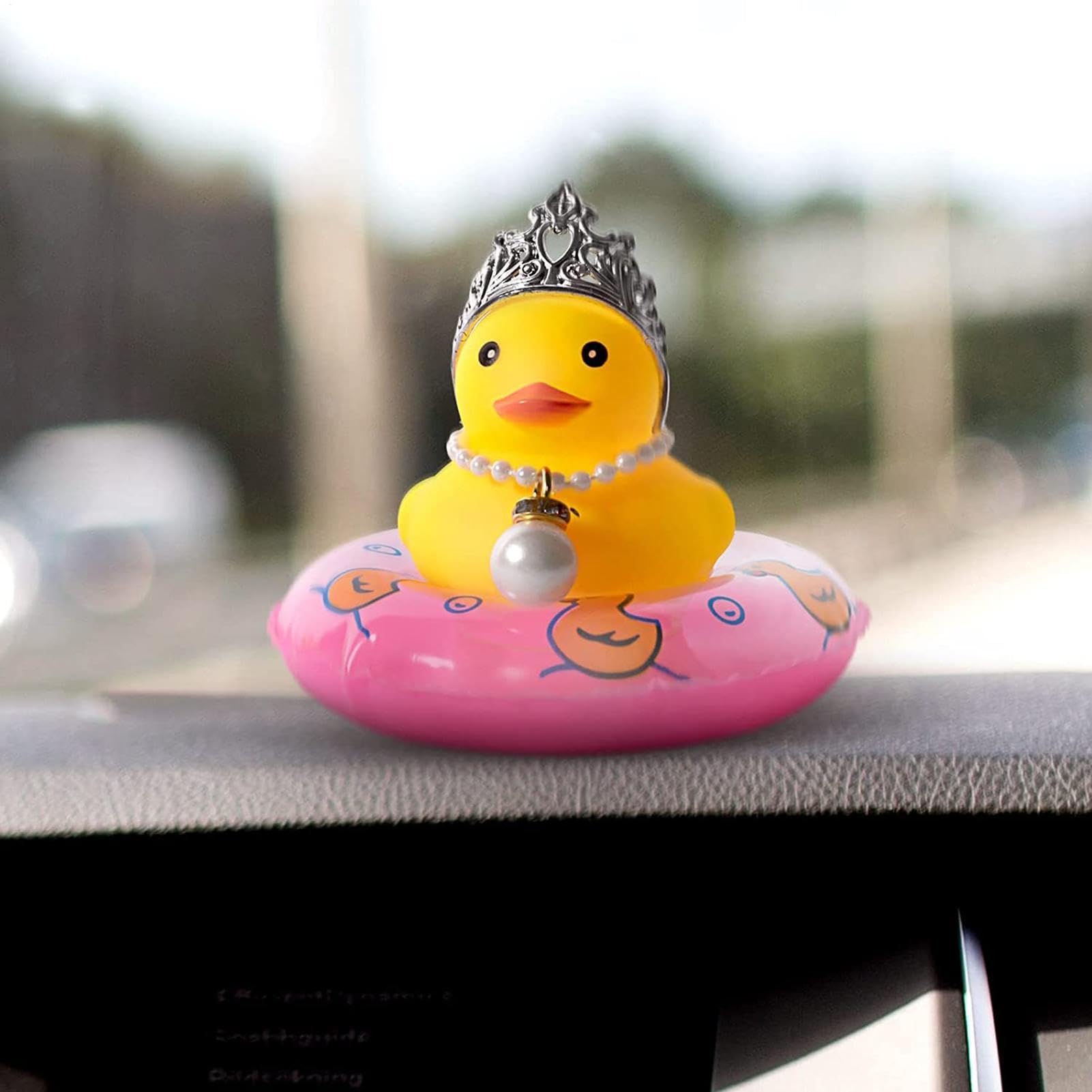 Paperella Di Gomma Per Auto Con Tema Halloween – Cappello Da Strega, Scopa E Mantello – Ornamento Per Cruscotto E Scrivania – Regalo Divertente Per Festa