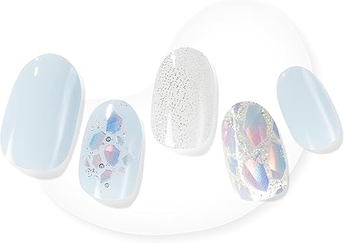 Miniatura 1 de Dashing Diva Glaze Nuclear Nova - Tiras de uñas de gel de larga duración, resistentes al astillado, tiras de uñas de gel semicuradas, funcionan con