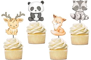 Woodland Cupcake Toppers: Enchanting Forest Creatures for Unforgettable Celebrations