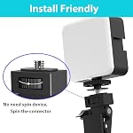 Selfie Light Clip Attachment Uniquement, Remplacement de l'ampli de lumière de bague, Zoom Light Crip sur la partie pour téléphone iPhone Ordinateur portable Tripod