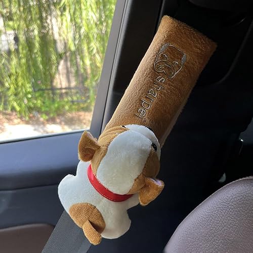 Miniatura 3 de ZOSTLAND Funda universal para cinturón de seguridad de automóvil, almohadillas de hombro suaves para correa de seguridad automática, funda de