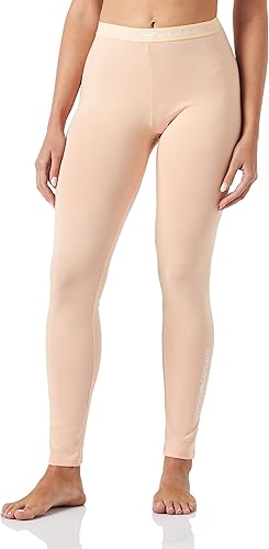 Emporio Armani Leggings Iconic Logoband, Leggings para Mujer, Rosa (Apricot), L