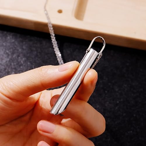 Miniatura 2 de YANCHUN Collar para aliviar la ansiedad, collar de respiración para meditación, collar de respiración Komuso, alivio del estrés, collar consciente