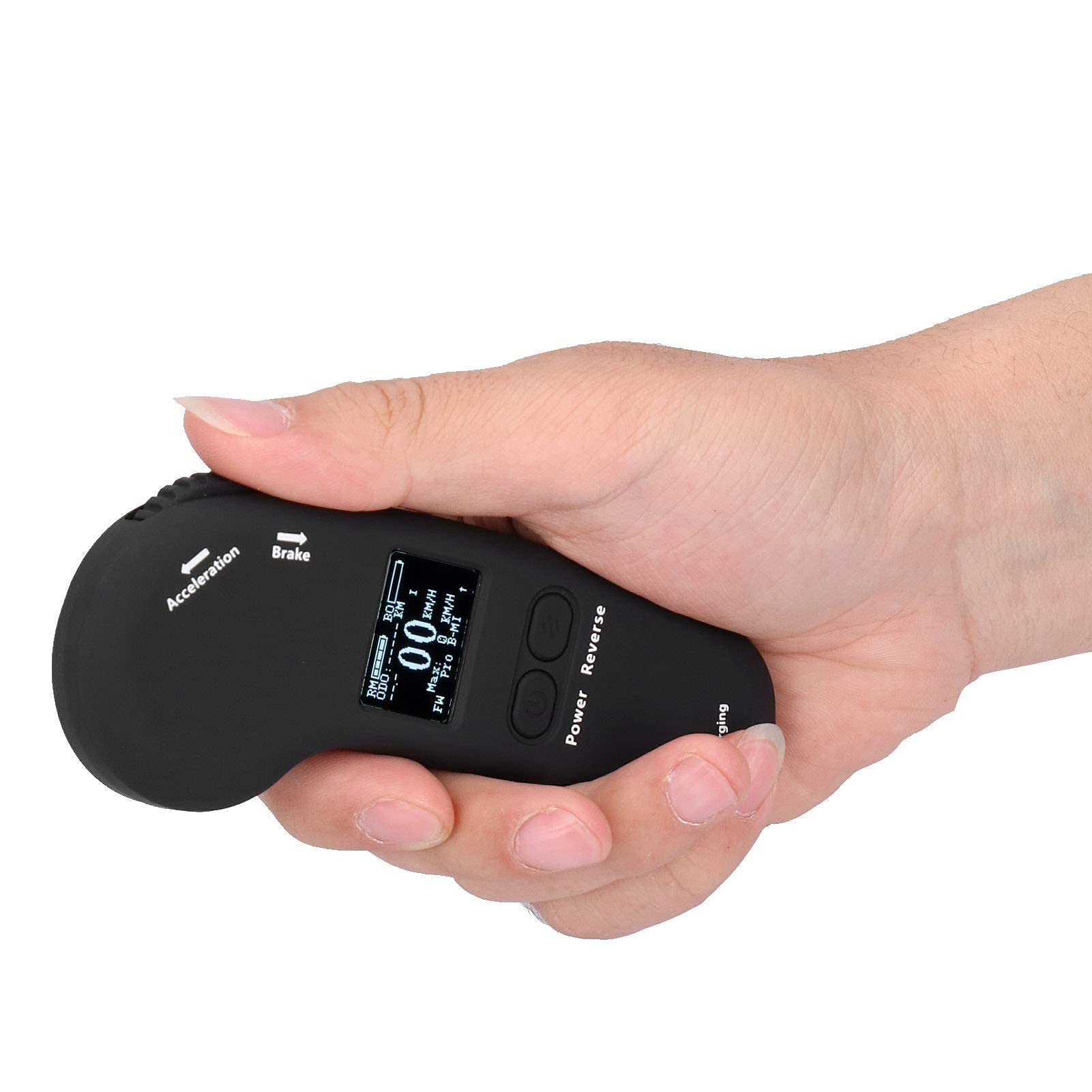 Ejoyous Télécommande de Planche à roulettes, Télécommande sans Fil pour Skateboard électrique sans Fil avec Rappel de Vibration à Affichage LED et Freinage à Vitesse Réglable