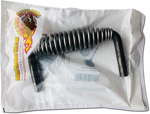 Miniatura 3 de LavaLock Island Outdoor, LLC Mango de resorte inoxidable de 5-38 pulgadas con varilla de acero de 12 pulgada (6 pulgadas de ancho, 3.5 pulgadas de