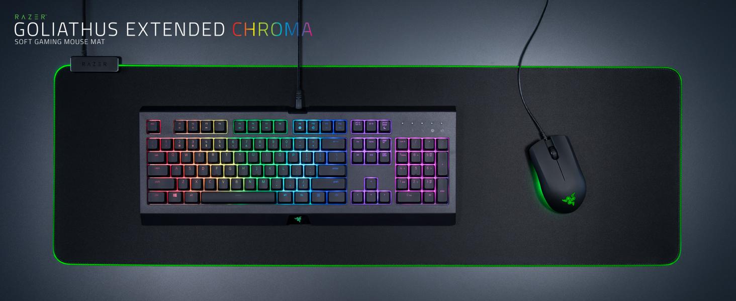 Amazon.com: Razer Goliathus Extended Chroma Gaming Mousepad