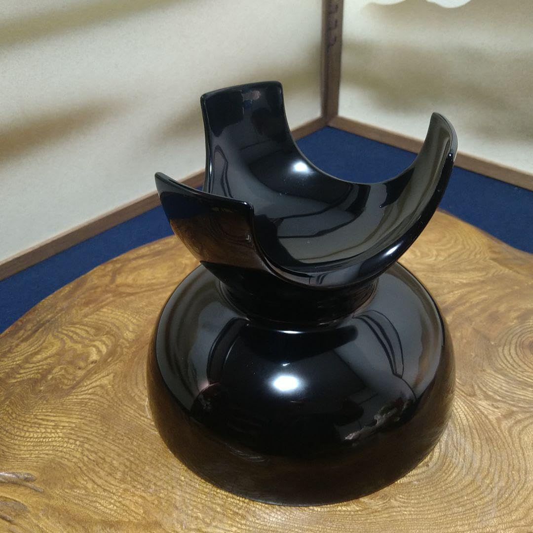 夢子AC80 輪島塗 菓子器 灯籠型菓子器 蓋付 三脚 木製漆 高脚 木箱 AC80 輪島塗 菓子器 灯籠型菓子器 蓋付 三脚 木製漆 高脚 木