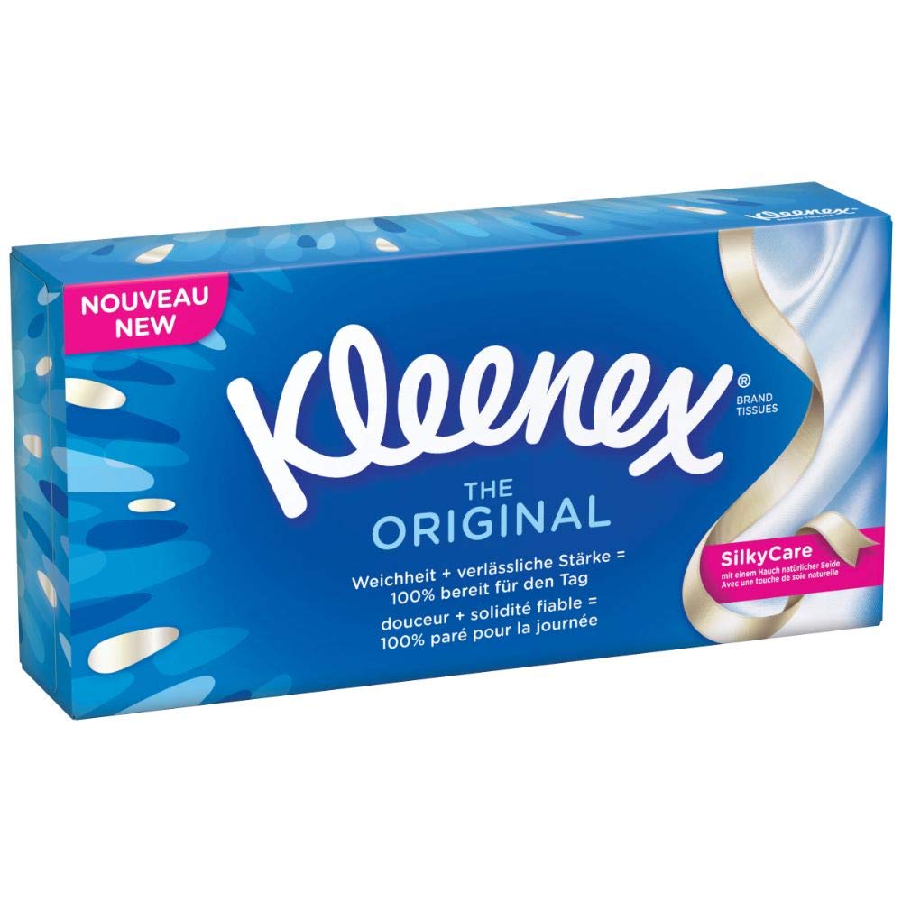 Kleenex original – 12 Boxen Papiertaschentücher (864 Stücke insgesamt)