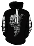 Men 3D Print Pullover Hoodies - Teen Women Graphic Sweatshirt
