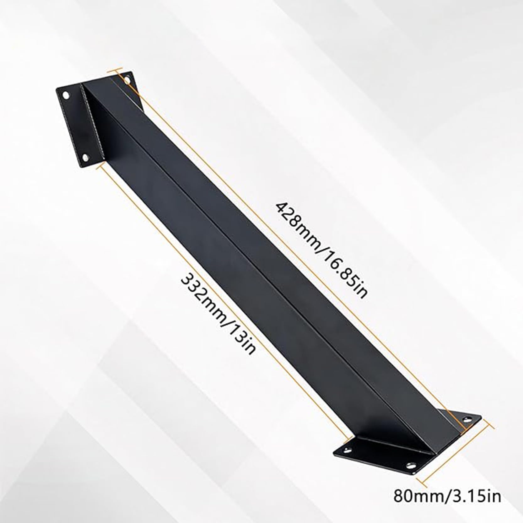 Kit per Pergola in Metallo,Staffe Angolari A 45 Gradi per Giunzione Interna,Staffe di Supporto ad Angolo di 45 Gradi per Gazebo Patii,Supporto per Strutture in Legno(Size:12 PCS)