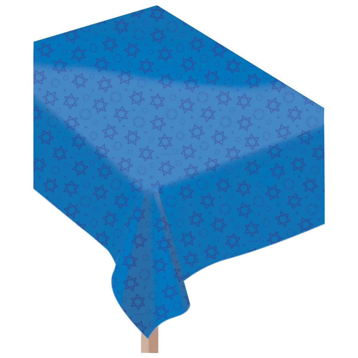 Amscan 570268 Tablecover Flannel Bk Hanukkah