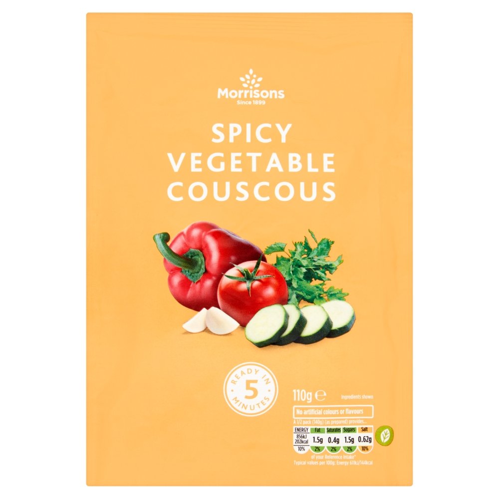 Morrisons Spicy Vegetable Couscous, 110 g