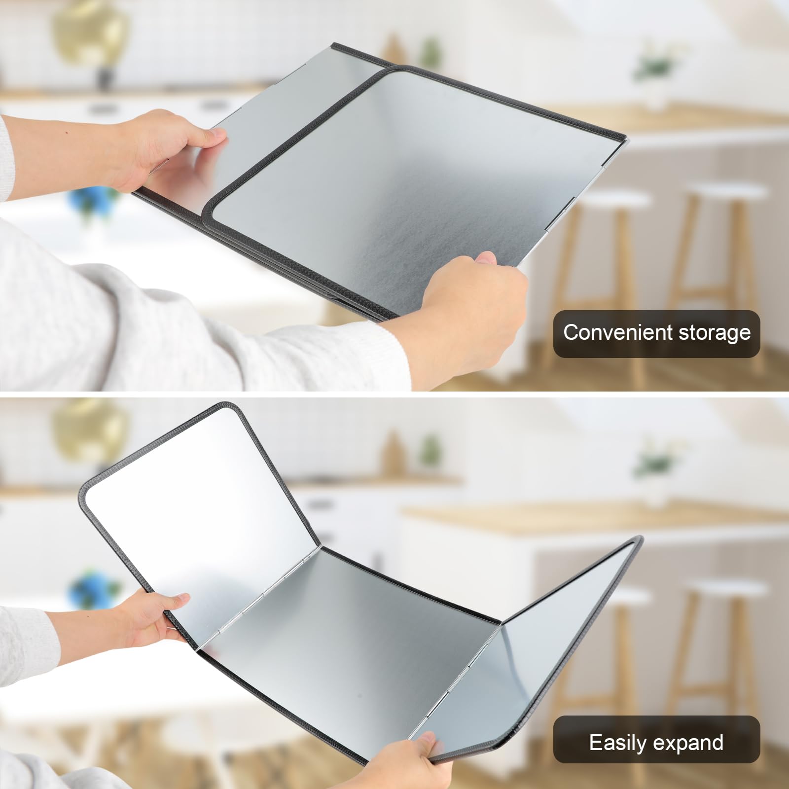 Plaque Anti Projection Cuisine - Protection Efficace Contre Les éclaboussures - Anti éclaboussure Cuisine avec revêtement INOX, Facile à Nettoyer pour Plaque INOX Cuisine
