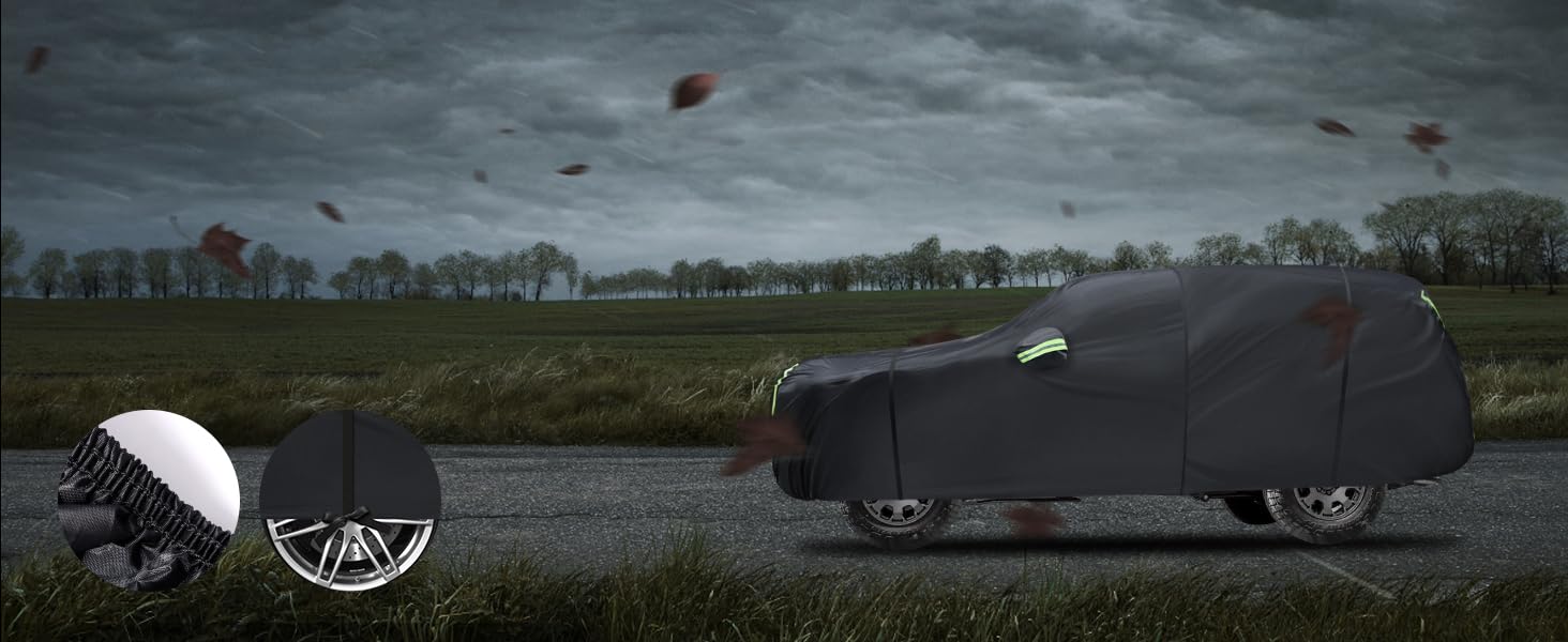 Car Cover Custom Fit for Toyota 4Runner 1995-2025 6 Layers Truck Cover Waterproof All Weather for Automobiles Outdoor — view 8