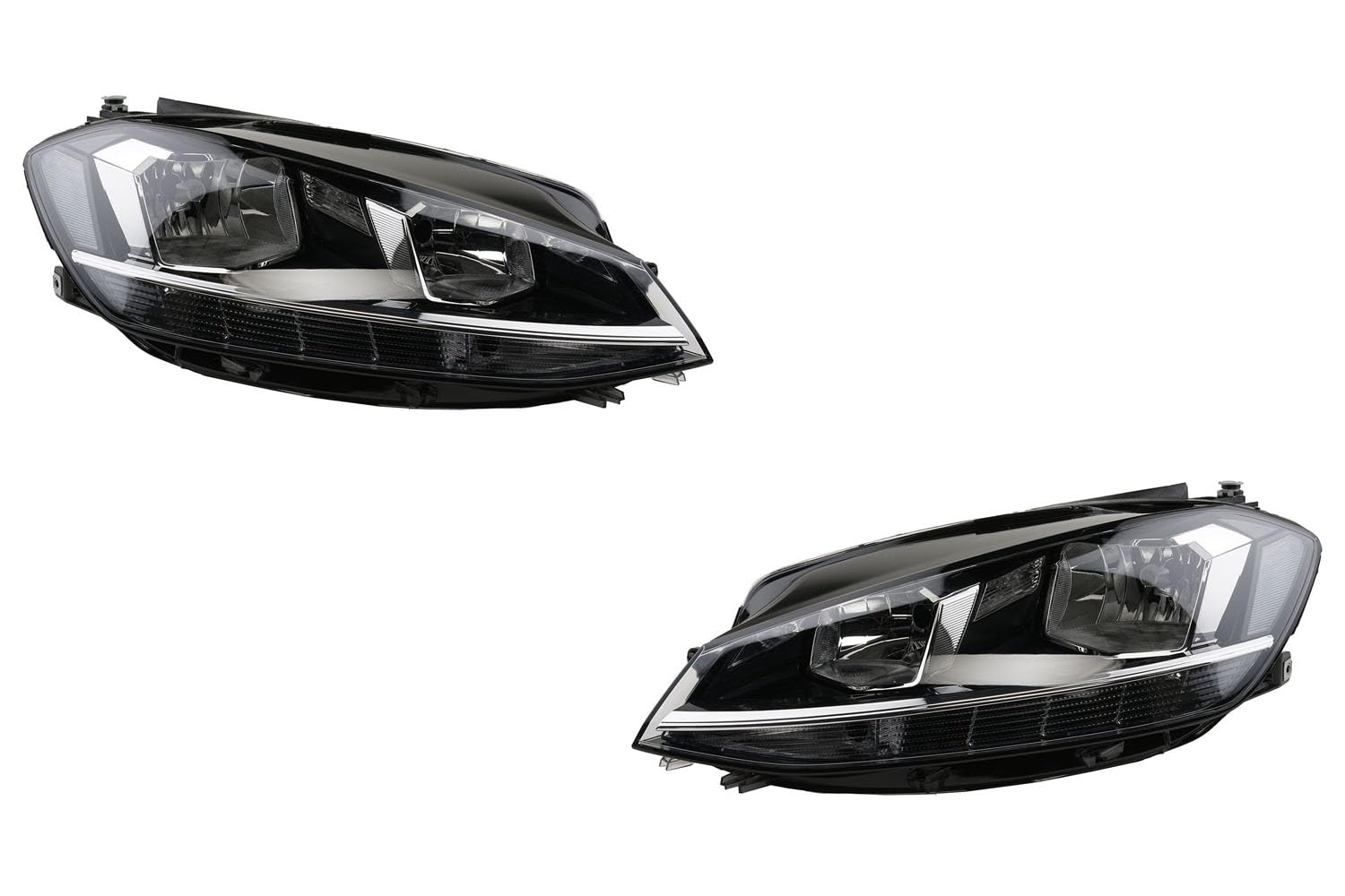 Johns, Scheinwerfer Links & Rechts Set passend für VW Golf VII 5G1 BA5 01/17- m TFL