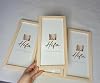 Wooden Picture Frame, Solid frame, Photograph with Natural Wood Color, Picture Collages, Wall Gallery Decor Frame (13x18)