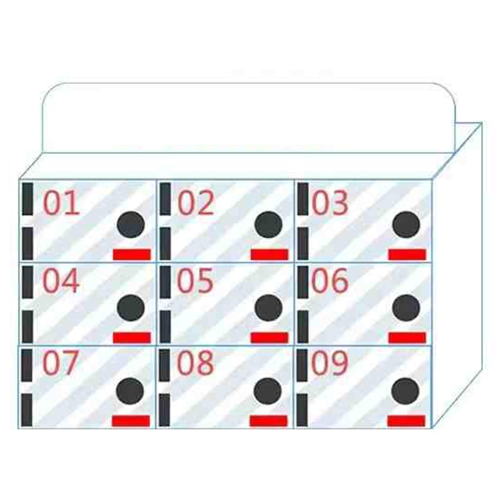Mobiletto for cellulare in acrilico for di(9-bit)