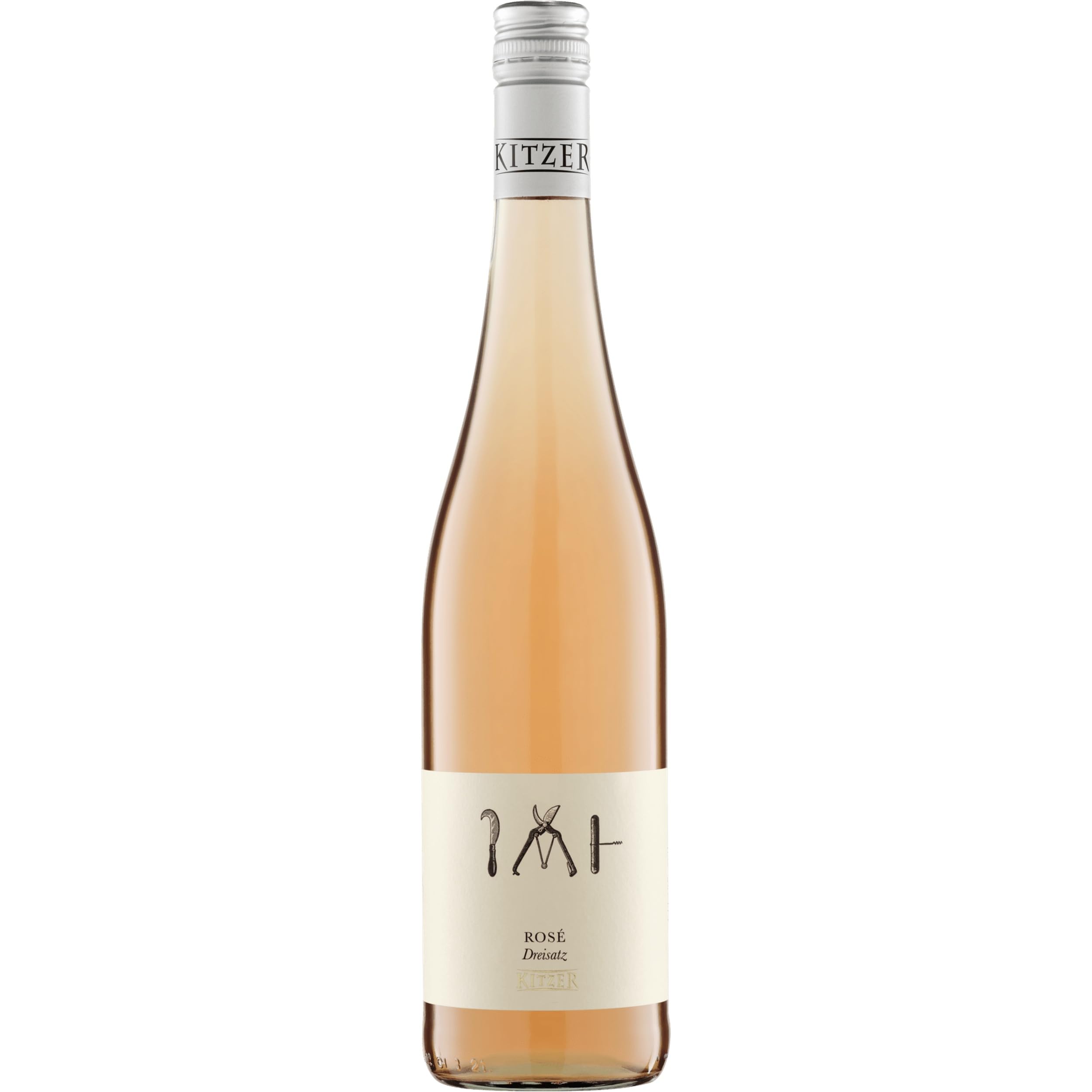 Kitzer Dreisatz Rosé Roséwein Trocken Deutschland inkl. FeinWert E-Book (12 x 0.75 l)