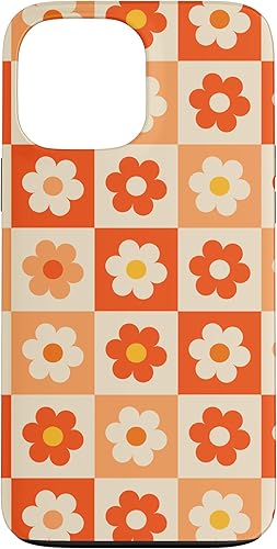 Funda para iPhone 13 Pro Max Cottagecore Flower Daisy Hippie 70s Aesthetic Maximalist