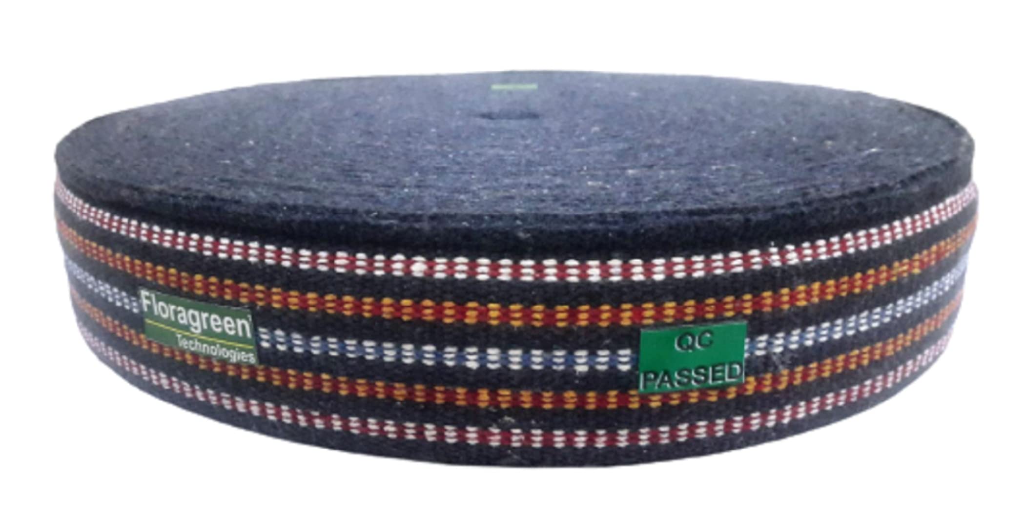 FLORAGREEN Cotton Niwar for Bedding Charpai Palang Khat Metal Bed Multipurpose Use (78 Meter Long, 68 MM Wide Strap, Weight 3 KG Approx)