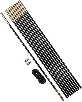 Zehnkampf Quechua   8.5 mm Fiberglass tent-stick-Set, up to 5 m
