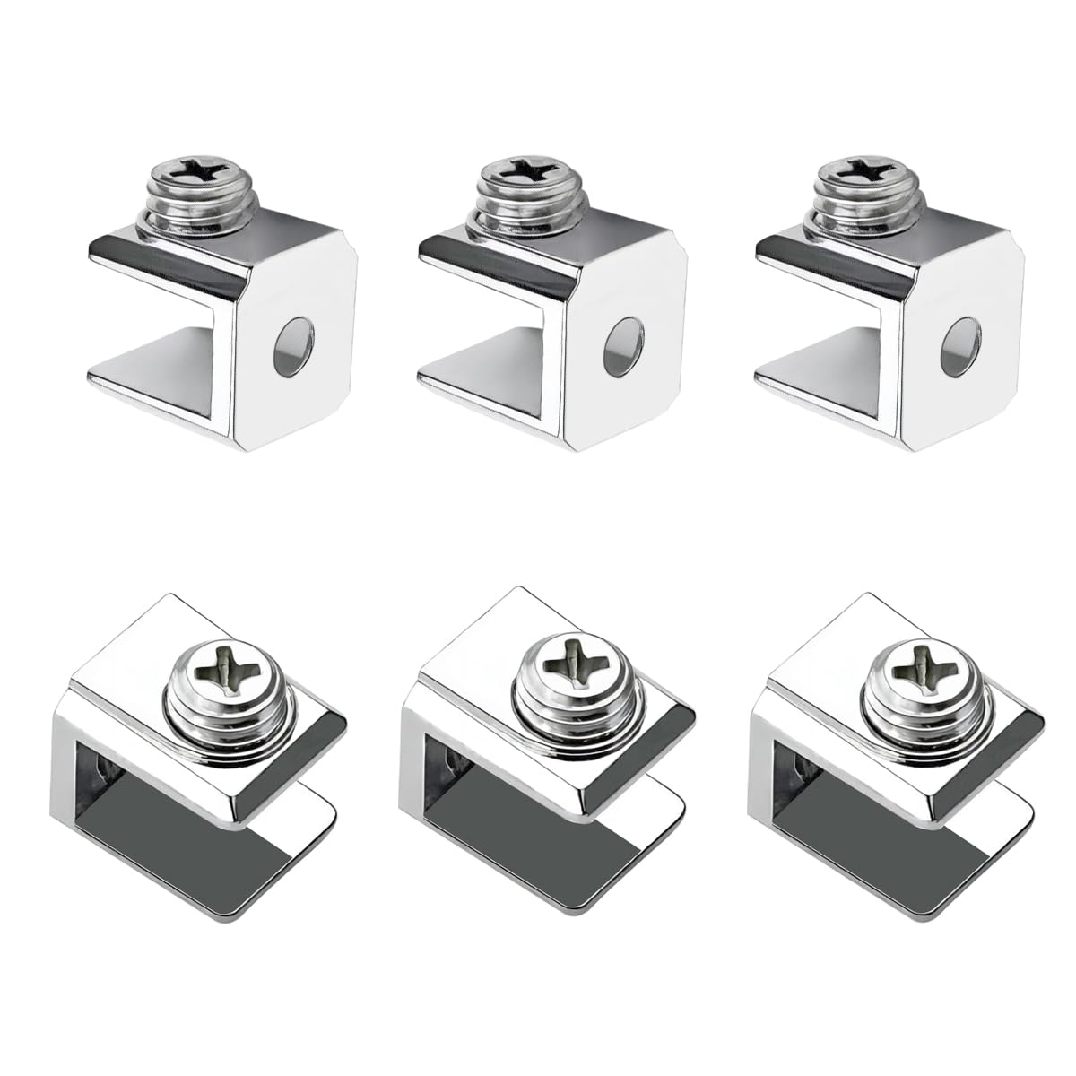 Glass Shelf Clips - Secure Your Glass Shelves -1