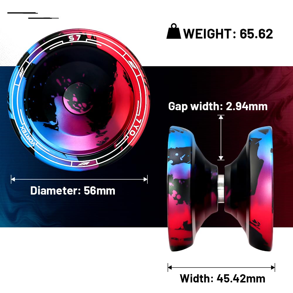 Amazon.com: 7YO S7 Finger Spin Yoyo for Kids 8-12 and Adults