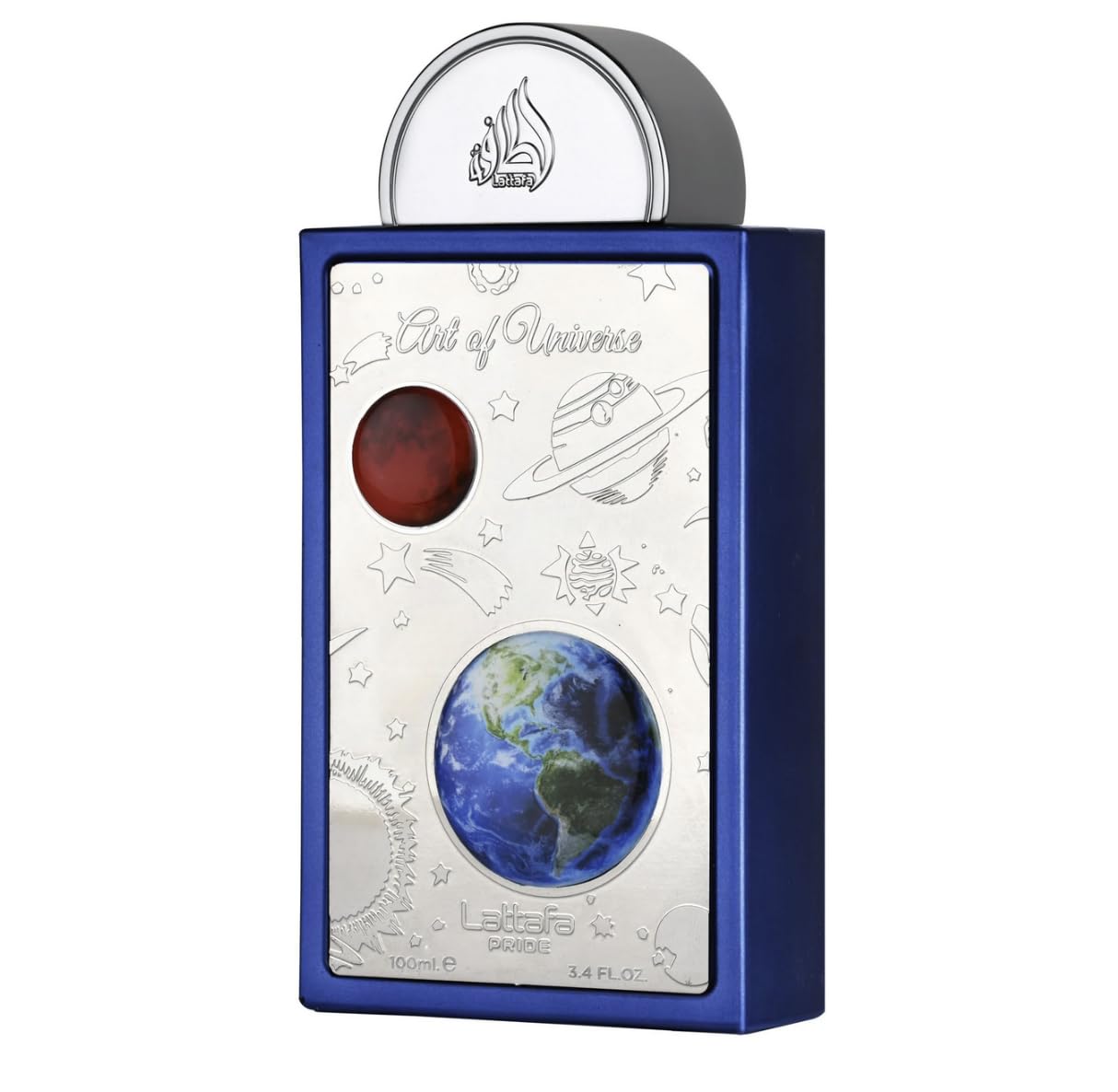 Lattafa Art of Universe Eau de Parfum 100 ml, Perfume Árabe Unisex de Larga Duración, Incluye Atomizador, Fragancia Árabe Amaderada Cítrica con Notas de Mandarina, Jengibre y Ámbar (Art of Universe)