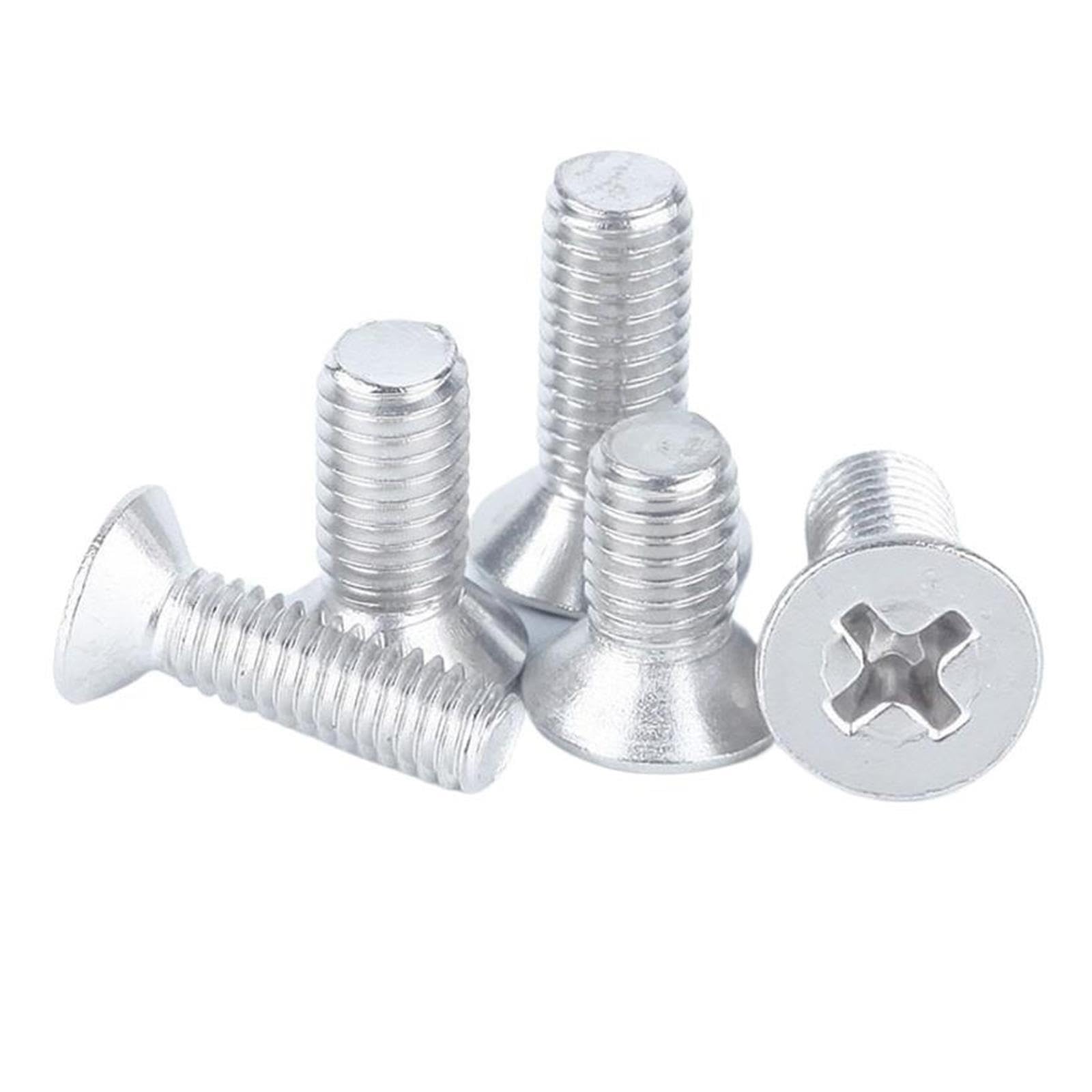 DIN965 Aluminiowa Śruba Z Łbem Płaskim M4-M10 20 Szt