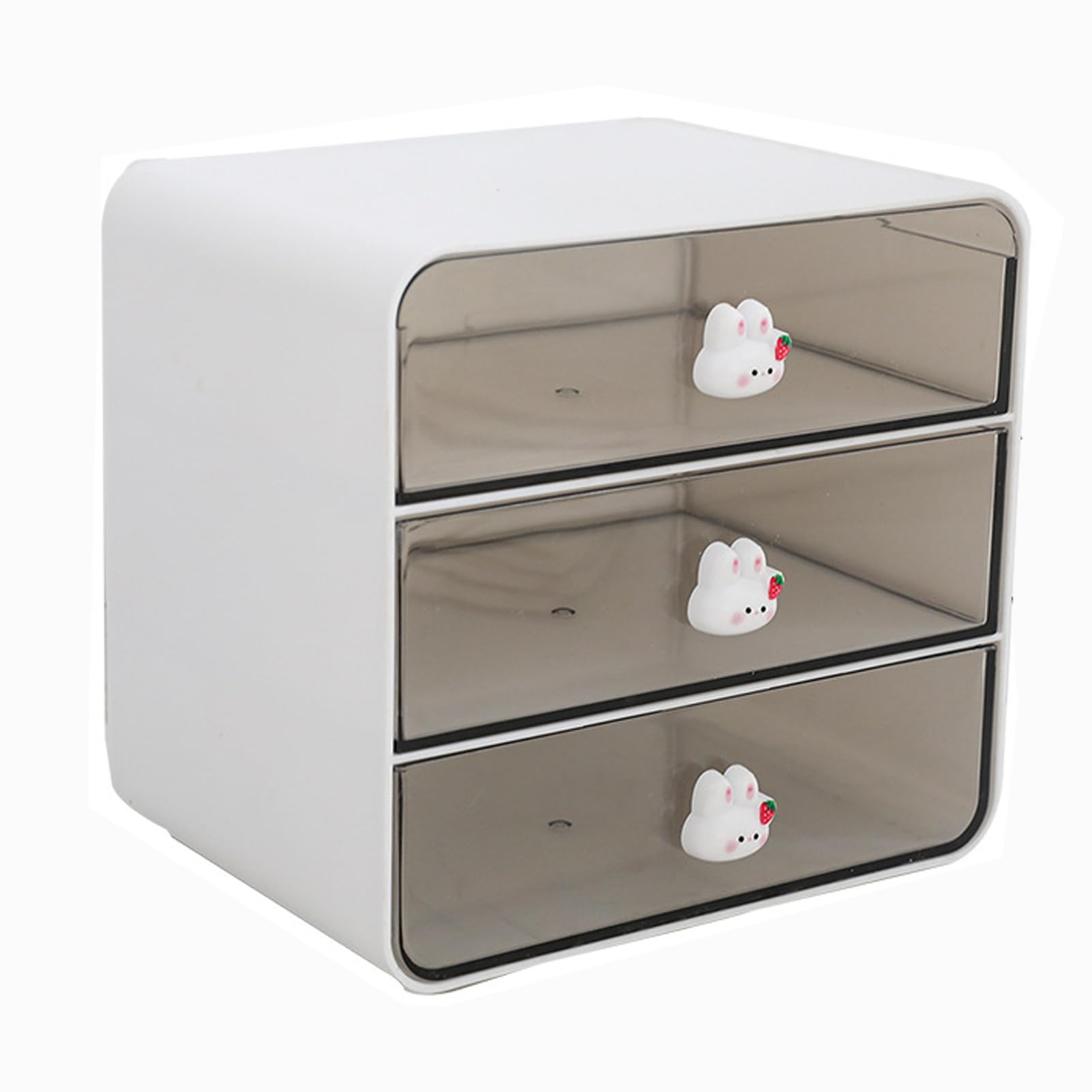 Lixsazse C Desktop Storage Drawers 3 Drawer Plasti Storage Unit For Desk Abs Solutions For Small Spaces Stackable,